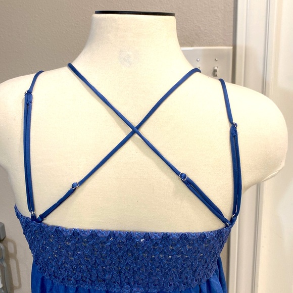 Hummingbird Lace Summer blue dress nwt size large - Picture 10 of 13